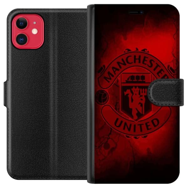 Kompatibel Tegnebogsetui til Apple iPhone 11 Manchester United