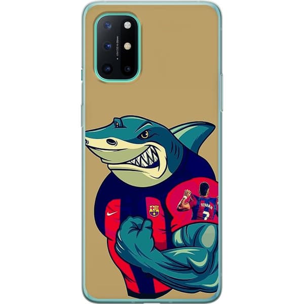Kompatibelt Mobildeksel til OnePlus 8T Haj med Ferran Torres blå
