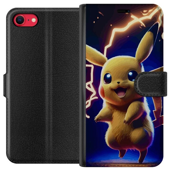 Apple iPhone 16e Lompakkokotelo Pikachu