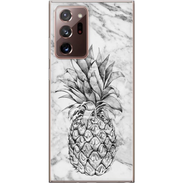 Samsung Galaxy Note20 Ultra Läpinäkyvä kuori Ananas