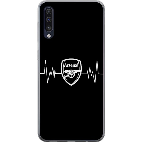 Samsung Galaxy A50 Genomskinligt Skal Arsenal