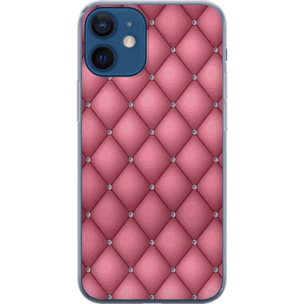 Kompatibelt Mobildeksel til Apple iPhone 12 mini Unikt Rosa Mønster