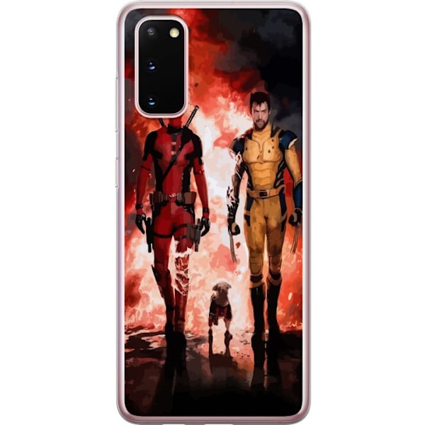 Samsung Galaxy S20 Gennemsigtig cover Wolverine Deadpool