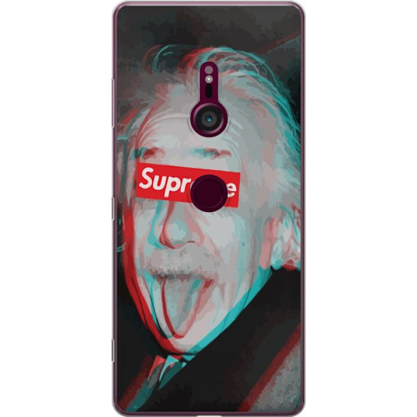 Sony Xperia XZ3 Gennemsigtig cover Supreme Albert Einstein 3D Motiv Streetwear Design Populær Videnskab Ikonisk Grafisk Urban Kunst