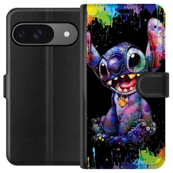 Google Pixel 9 Lompakkokotelo Lilo ja Stitch