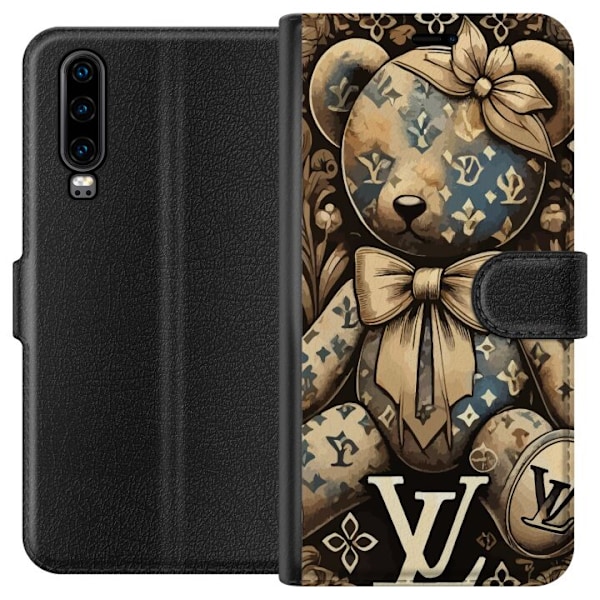 Huawei P30 Tegnebogsetui Teddy Vuitton