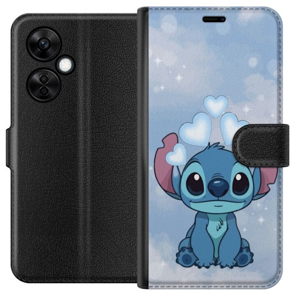 OnePlus Nord CE3 Lommeboketui Stitch Hoppande Gled - Morsomt Design for Gave