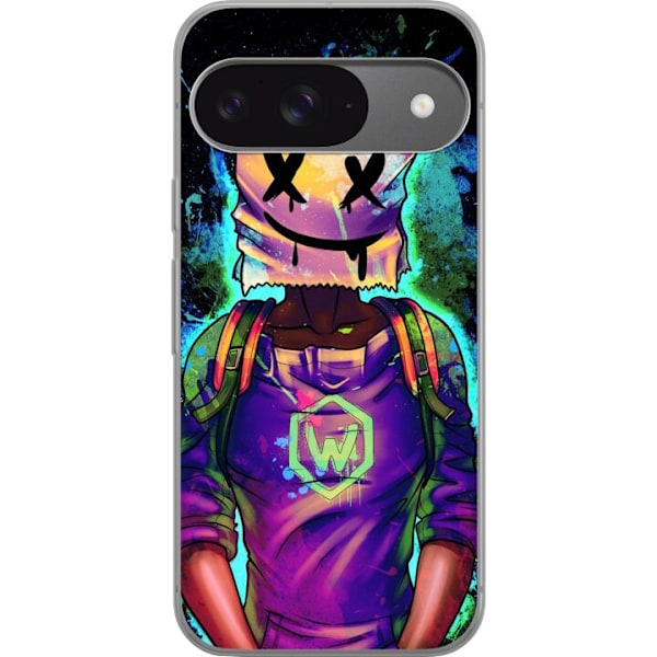 Google Pixel 9 Gennemsigtig cover Fortnite Marshmello