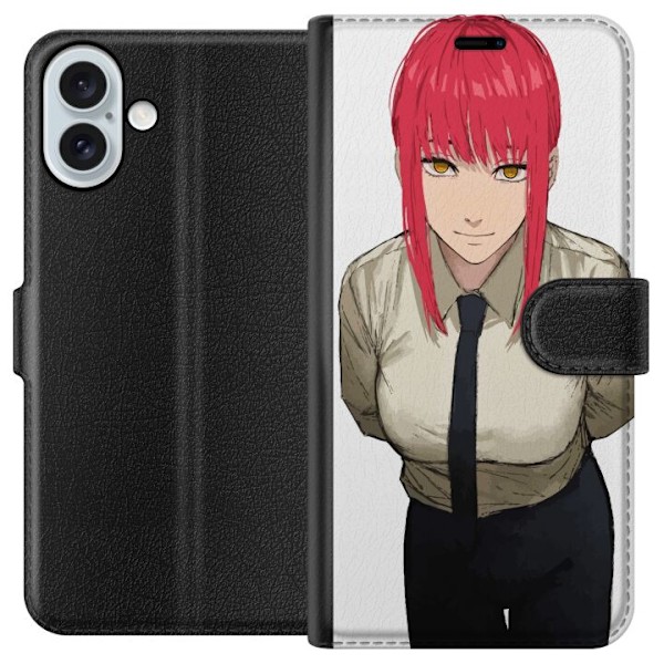 Apple iPhone 16 Plus Tegnebogsetui Makima Chainsaw Man