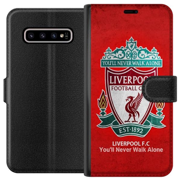 Kompatibelt Lommeboketui til Samsung Galaxy S10+ Liverpool