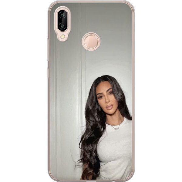 Huawei P20 lite Genomskinligt Skal Kim Kardashian – Iconic Style Collection