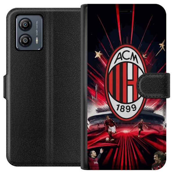 Motorola Moto G53 Lompakkokotelo AC Milan