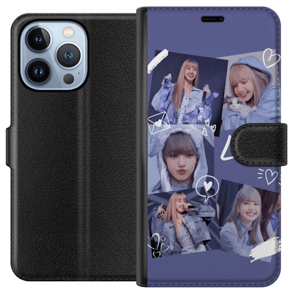 Apple iPhone 13 Pro Plånboksfodral Lisa Blackpink – Aesthetic K-pop Queen