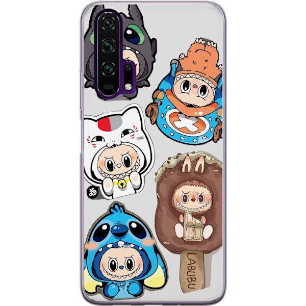 Honor 20 Pro  Läpinäkyvä kuori Labubu hahmokokoelma - Pop M