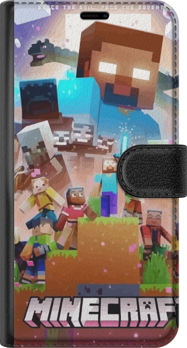 Kompatibelt Lommeboketui til Samsung Galaxy S21 Minecraft