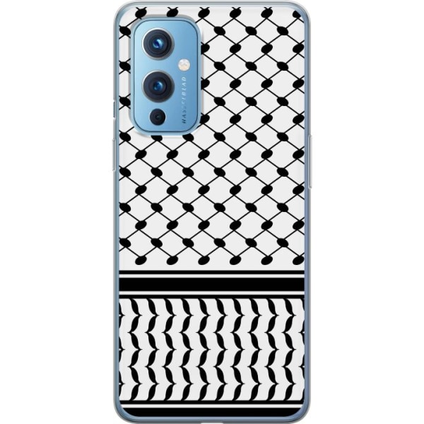 OnePlus 9 Genomskinligt Skal Keffiyeh mönster