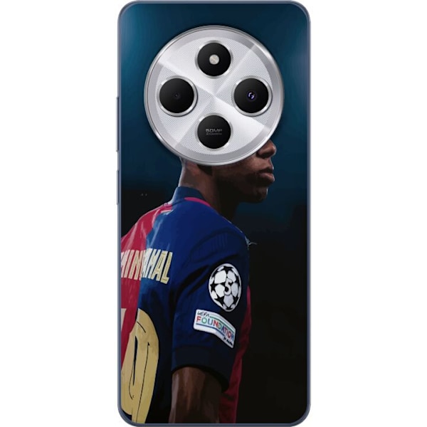 Xiaomi Redmi 14C Läpinäkyvä kuori Lamine Yamal - Barcelonan ihmelapsi fokuksessa