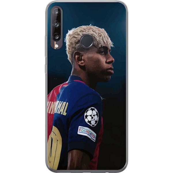 Huawei P40 lite E Läpinäkyvä kuori Lamine Yamal - Barcelonan ihmelapsi fokuksessa