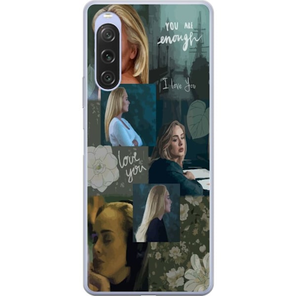 Sony Xperia 10 V Läpinäkyvä kuori Adele