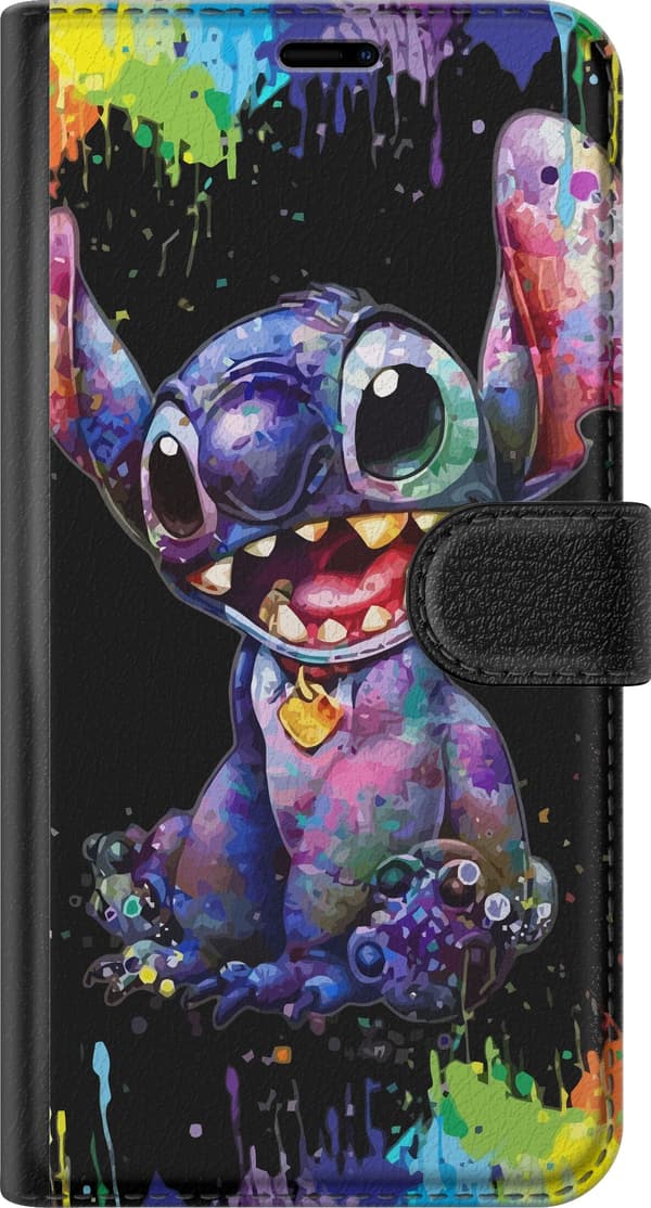 Kompatibelt Lommeboketui til Samsung Galaxy A34 Lilo og Stitch
