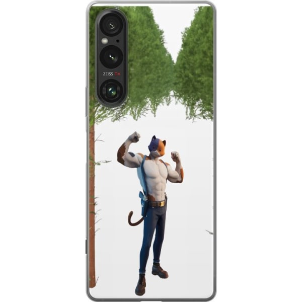 Sony Xperia 1 V Gennemsigtig cover Fortnite - Meowscles