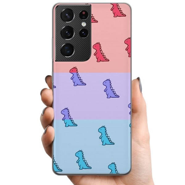 Samsung Galaxy S21 Ultra 5G TPU Mobilskal Dino