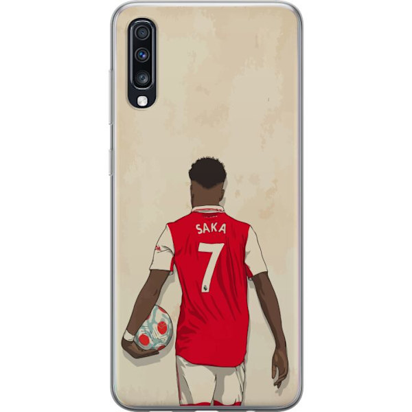 Samsung Galaxy A70 Gennemsigtig cover Arsenal FC Fodbold Arsenal FC Motiv Spiller Premier League England Populær Sport Fodboldstjerne London
