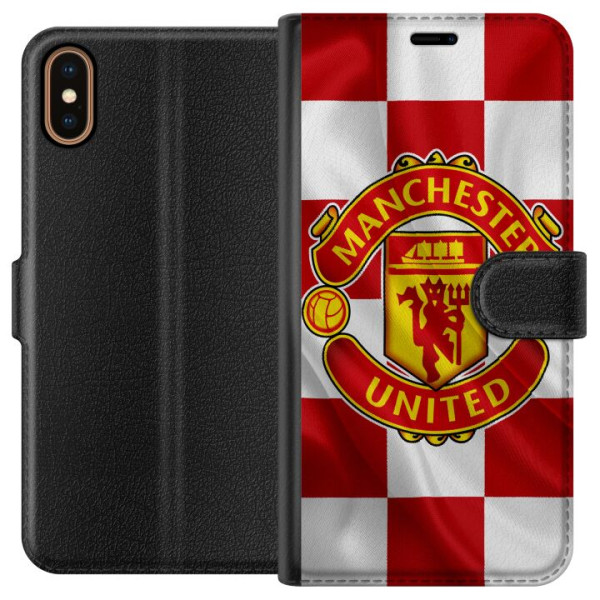 Apple iPhone XS Plånboksfodral Manchester United