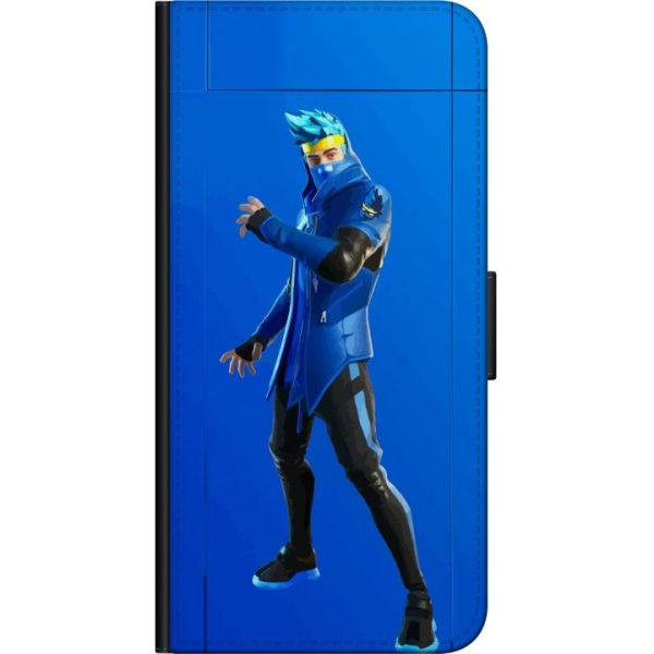 Samsung Galaxy J6+ Plånboksfodral Fortnite - Ninja Blue