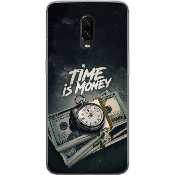 OnePlus 6T Gennemsigtig cover Tid er penge