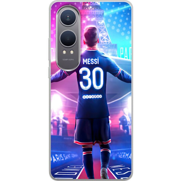 OnePlus Nord CE4 Lite Läpinäkyvä kuori Messi