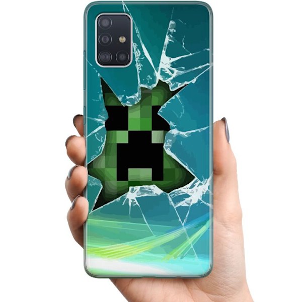 Samsung Galaxy A51 TPU Mobildeksel MineCraft
