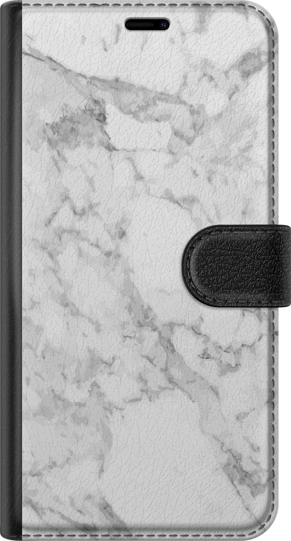 Kompatibel Tegnebogsetui til Apple iPhone 12 Marmor