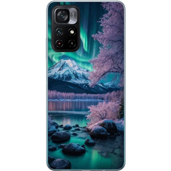 Xiaomi Poco M4 Pro 5G Gennemsigtig cover Norrsken