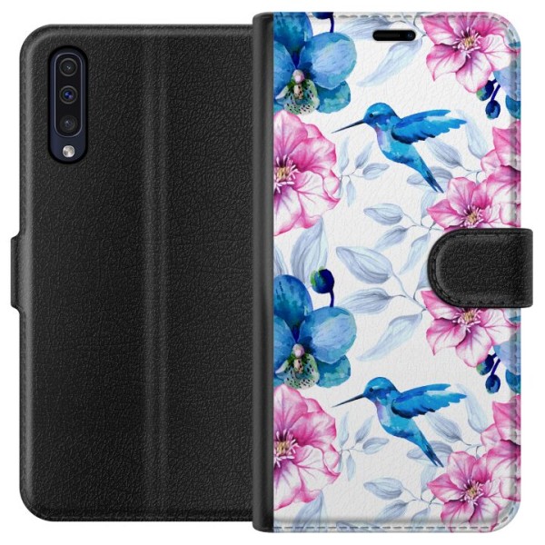 Samsung Galaxy A50 Plånboksfodral Hummingbird