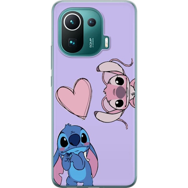 Xiaomi Mi 11 Pro Gennemsigtig cover Stitch Mode