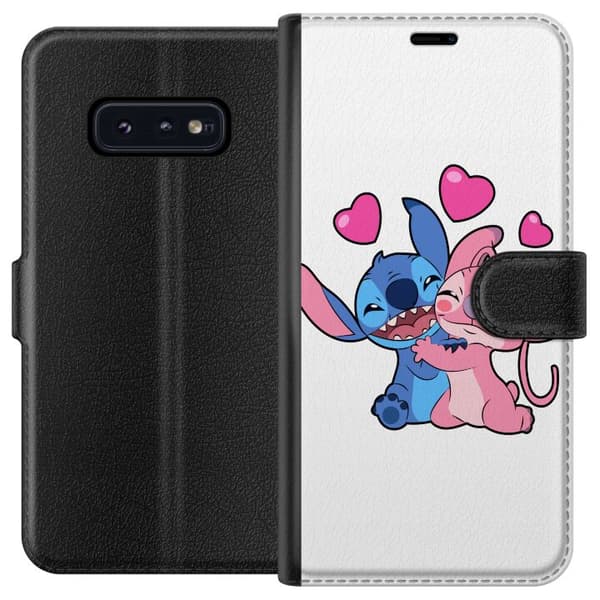 Kompatibel Tegnebogsetui til Samsung Galaxy S10e Lilo & Stitch