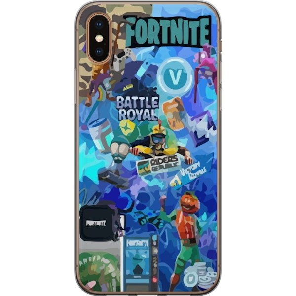 Apple iPhone XS Max Läpinäkyvä kuori Fortnite