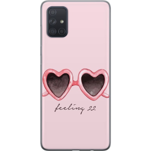 Samsung Galaxy A71 Gennemsigtig cover Taylor Swift - Feeling 2