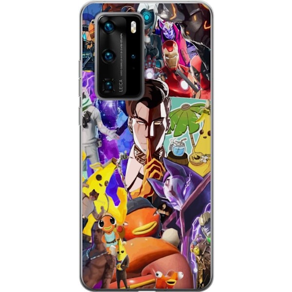 Huawei P40 Pro Genomskinligt Skal Fortnite