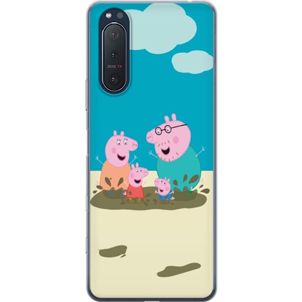 Sony Xperia 5 II Gennemsigtig cover Greta Gris Familie Georg M