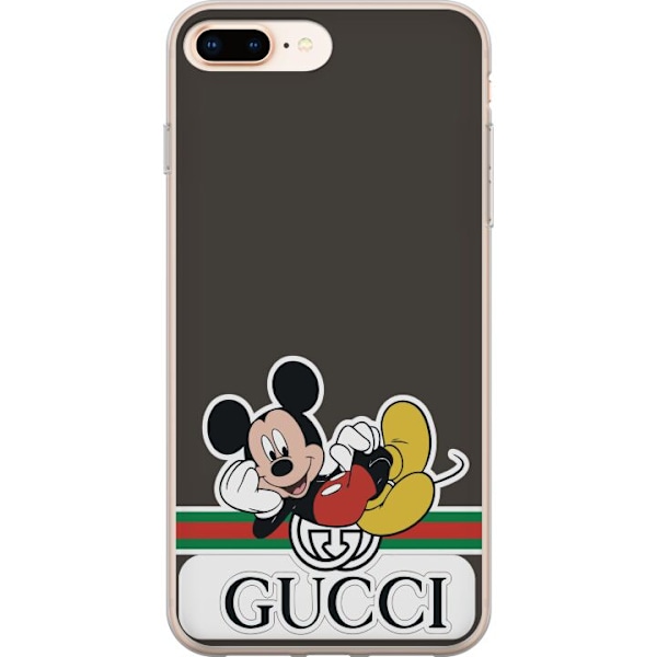 Apple iPhone 8 Plus Genomskinligt Skal Gucci Musse Pig