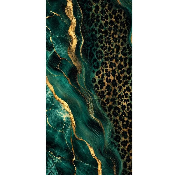 Kompatibelt Plånboksfodral till Apple iPhone 13 Pro Emerald Wild grön