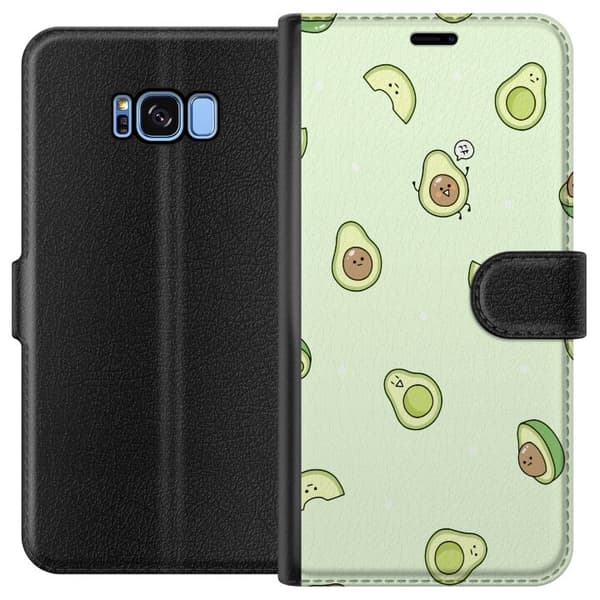Kompatibelt Lommeboketui til Samsung Galaxy S8 Glad Avokado
