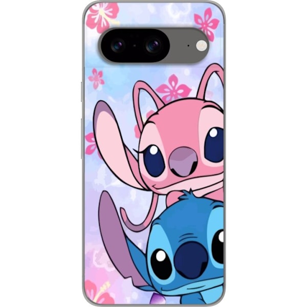 Google Pixel 8 Genomskinligt Skal Stitch & Angel