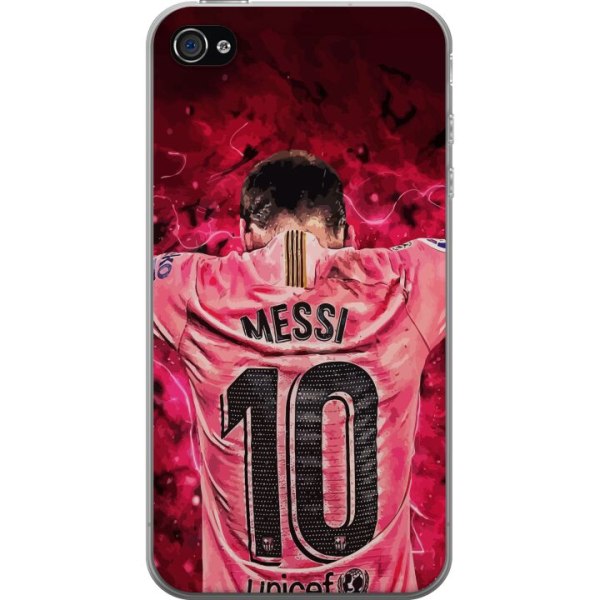 Apple iPhone 4s Genomskinligt Skal Messi