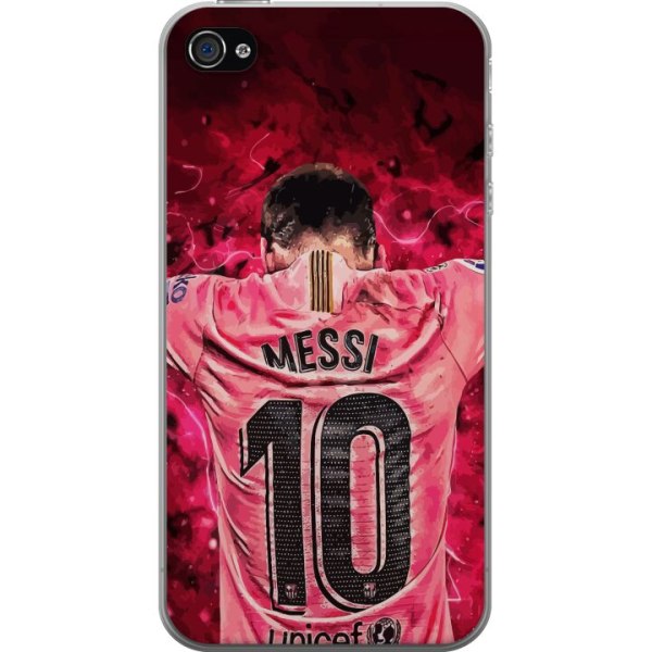 Apple iPhone 4s Läpinäkyvä kuori Messi