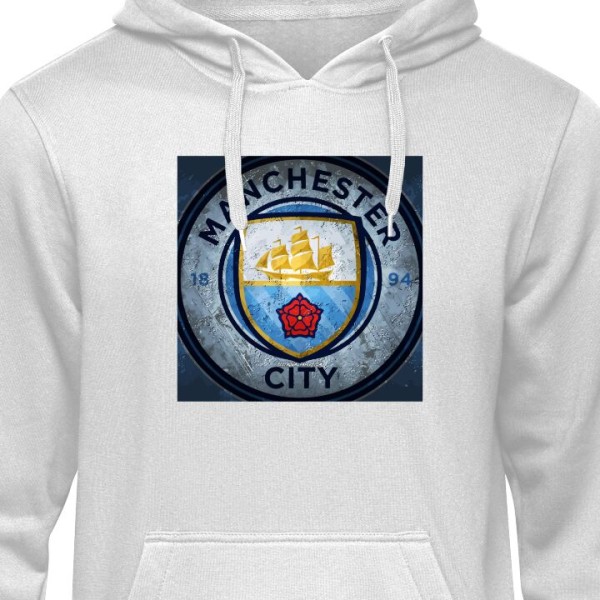 Børn Hoodie Manchester City FC grå 7-8 År