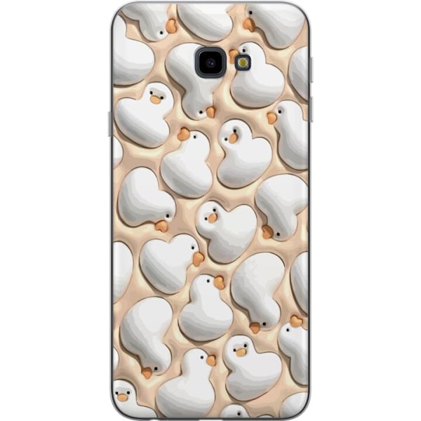 Samsung Galaxy J4+ Gennemsigtig cover Boblende Ænder