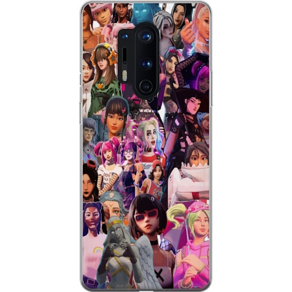 OnePlus 8 Pro Gennemsigtig cover Harley Quinn